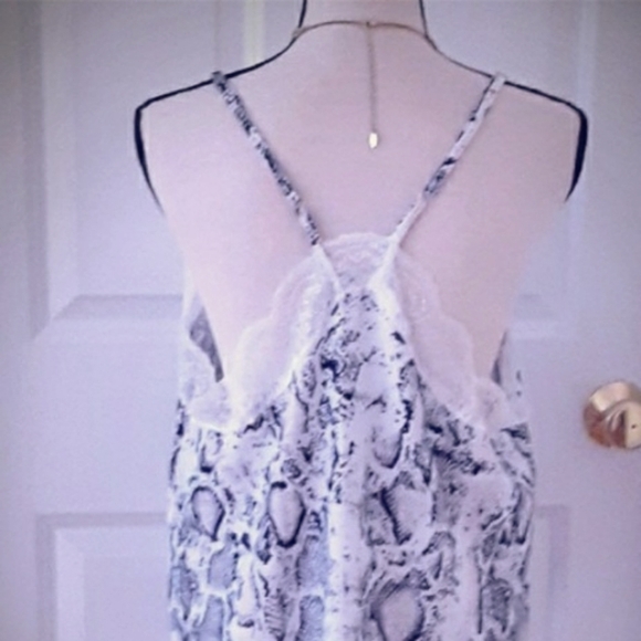 Python & Lace Silky Camisole XL - Picture 5 of 8